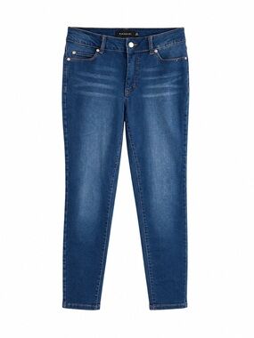Tahari Chloe Skinny Jeans - Dark Wash Stretch Denim Classic Slim Fit. Size 4/27